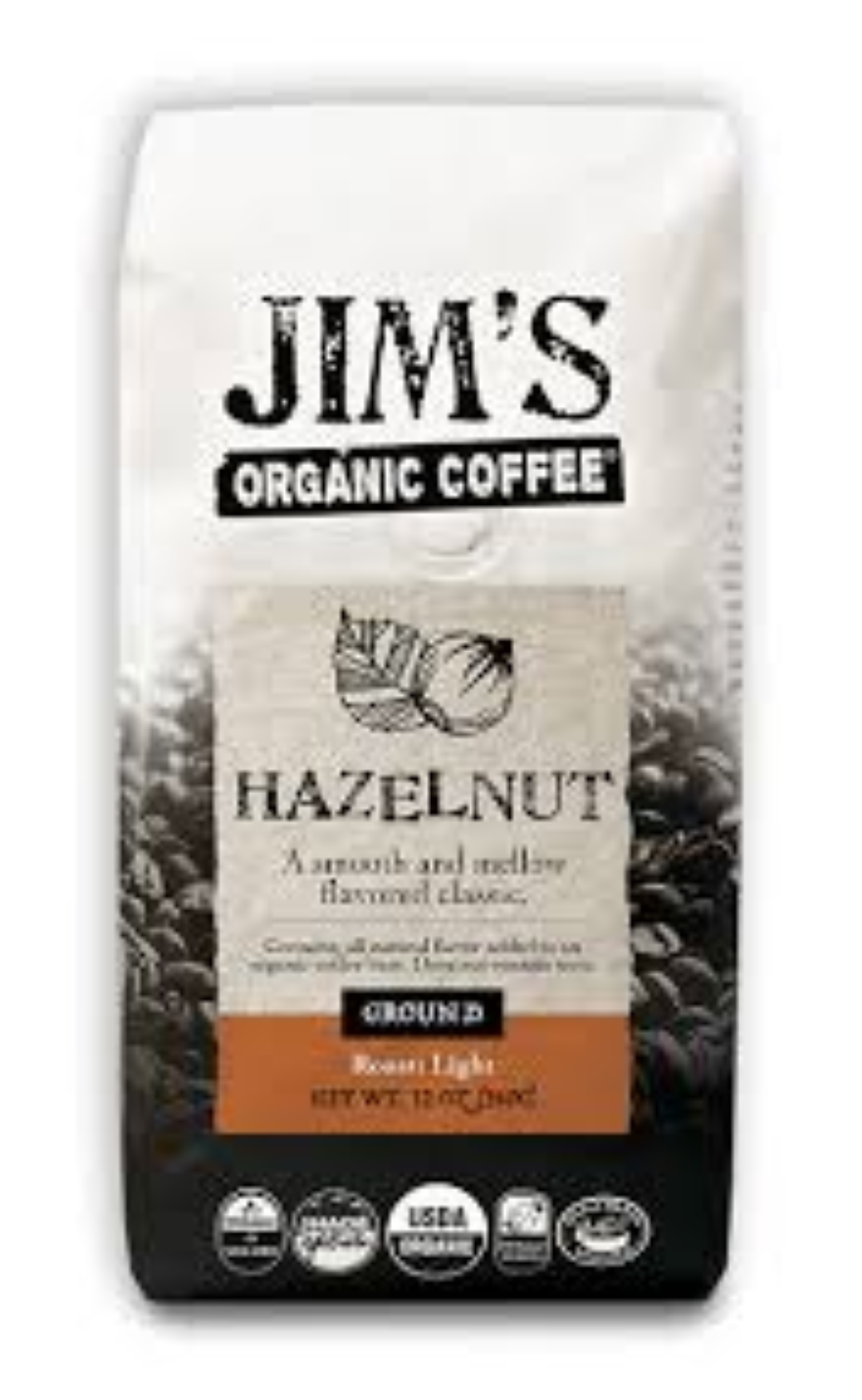 JIMS COFFEE HAZELNUTS 8OZ